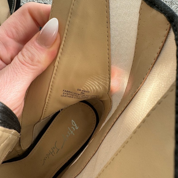 Betsey Johnson Black and Nude Boots - Picture 6 of 10